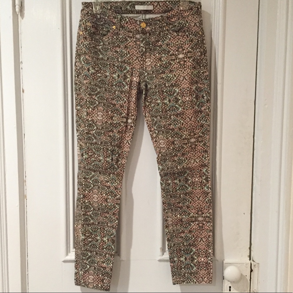 7 for all mankind snake skin print jeans. Sz 28